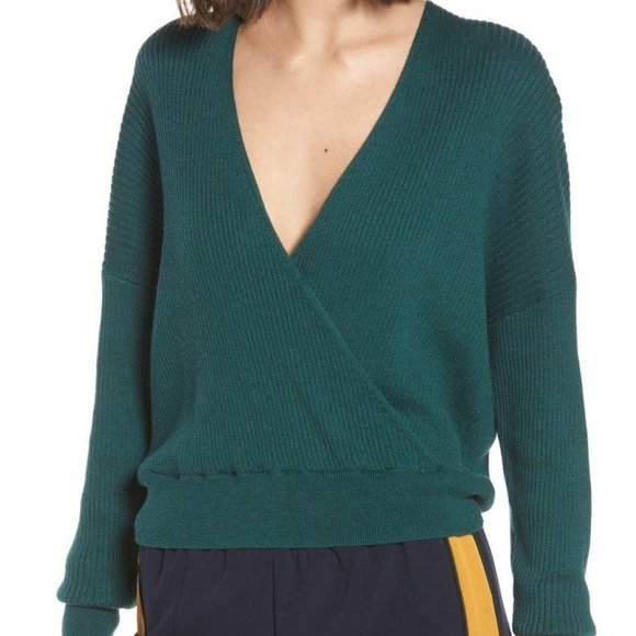 Leith Rib Wrap Sweater - Picture 1 of 4